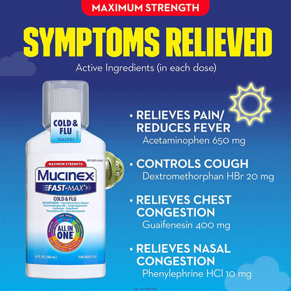 MUCINEX FAST-MAX, LIQ 6OZ