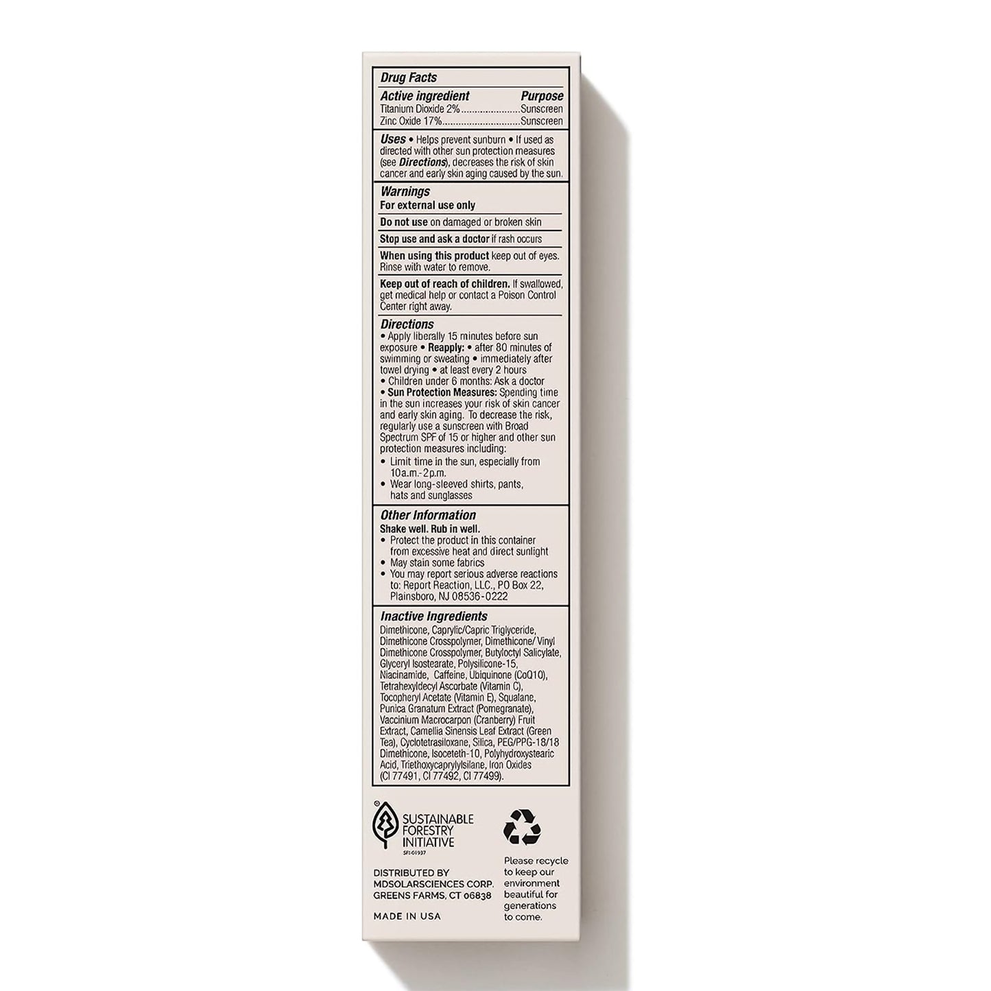 CREAM, SPF MD MINERAL BB MED 1.23OZ (3/PK 8PK/CS)