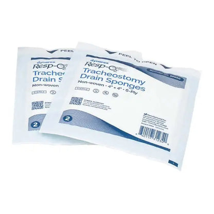 SPONGE, TRACH DRAIN 6PLY 4"X4"(12/PK 25PK/CS)