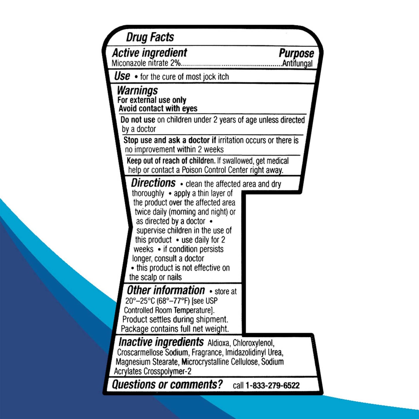 ZEASORB AF, PDR JOCK ITCH 2.5OZ