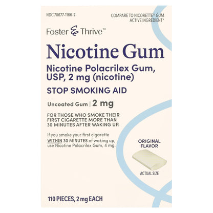 NICOTINE, GUM FT 2MG (110/PK)