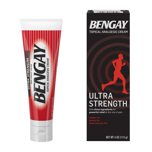 BENGAY, ULTRA STRENGTH 4OZ (36/CS)