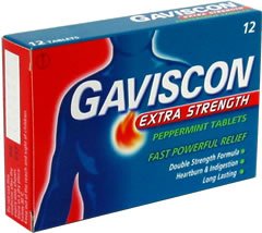 GAVISCON, TAB 105-160MG (100/BT)