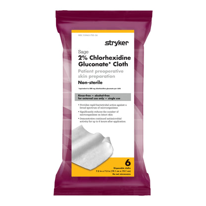 CLOTH, CHG DISP 2% (6/PK 32PK/CS)