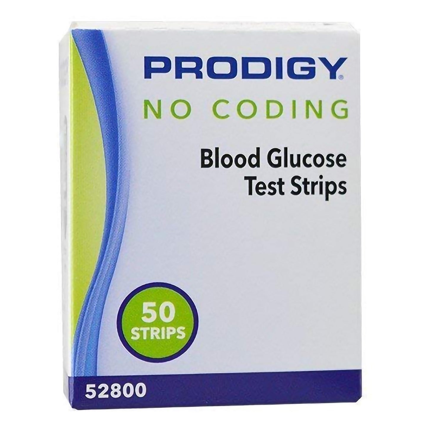 TEST STRIP, BLD GLUC PRODIGY NO CODING (50/BX)