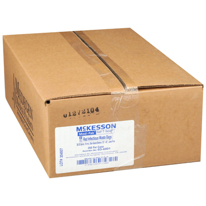 BAG, BIOHAZ - SL 33X40 30-33GL17MIC .66MIL (250/CS)