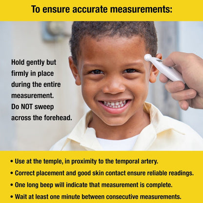 THERMOMETER, TEMPLE TOUCH DISPLAY (12/PK)