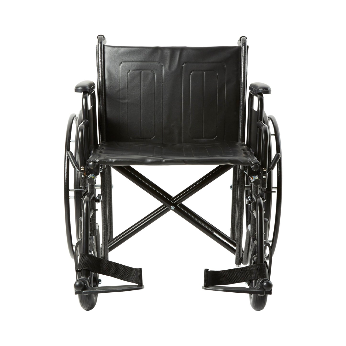 WHEELCHAIR, HD DUAL CROSS BRACE DDA SF 22" 450LBS