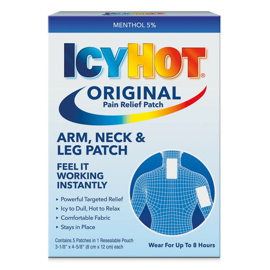 ICY HOT PAIN RELIEF, PATCH XSM(5/PK)