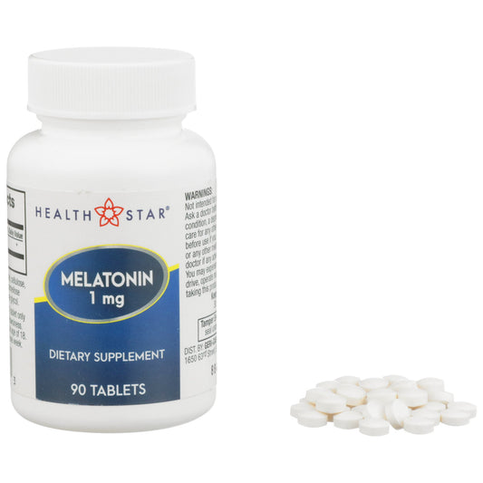 MELATONIN, TAB 1MG (90/BT 12BT/CS)