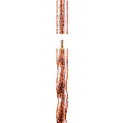 STICK, TRAVELER'S WOOD BRAZOS 55 TWISTED OAK BRN 55"