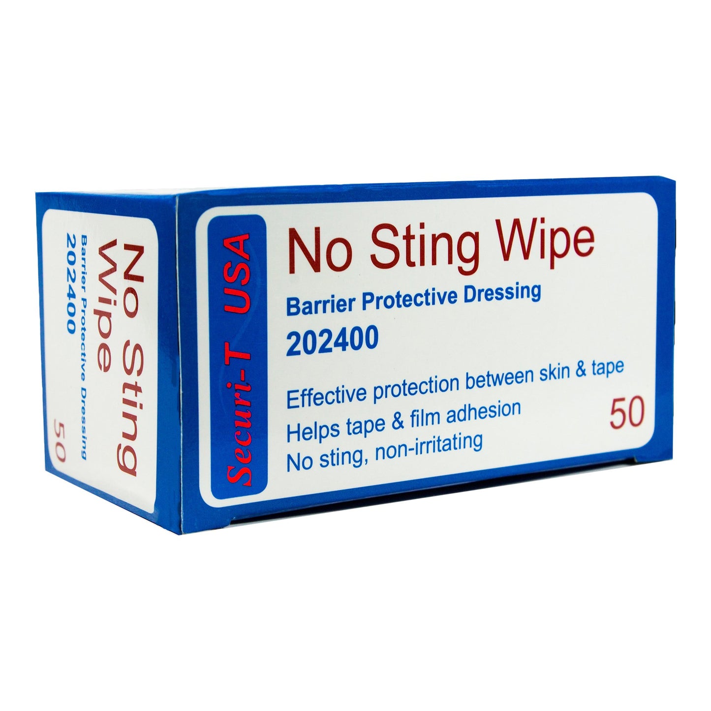 WIPE, BARRIER SECURI-T USA NO-STING PROT (50/BX 24BX/CS)