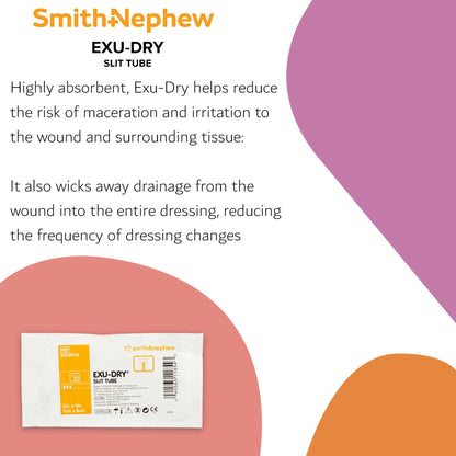 DRESSING, EXUDRY SLIT TB 2"X3 (50/CS)