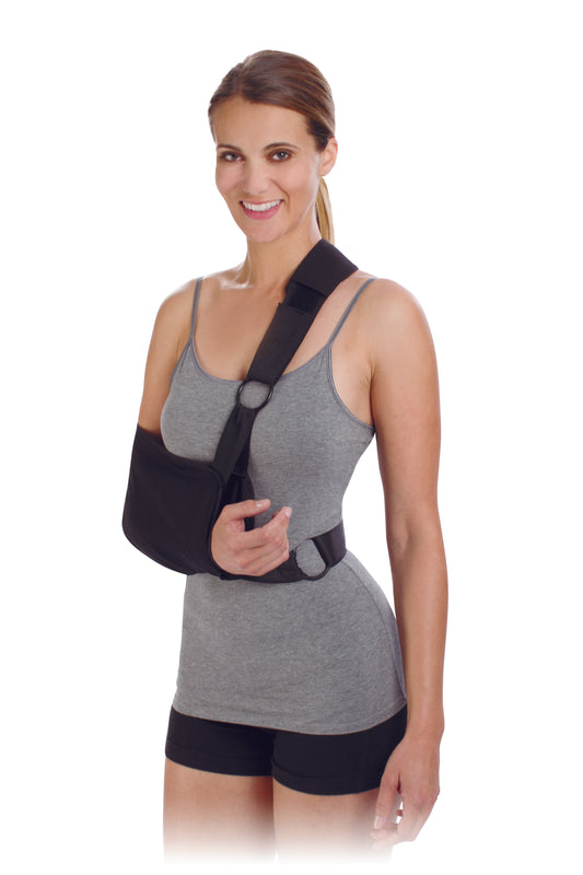 SHOULDER IMMOBILIZER, CLINIC CTN/POLY RT/LT SM