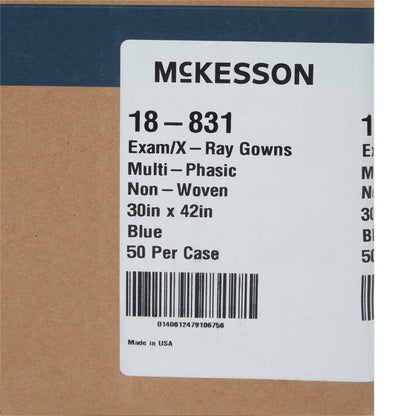 GOWN, XRAY/MULTIPHASIC BLU 30X42 (50/CS)