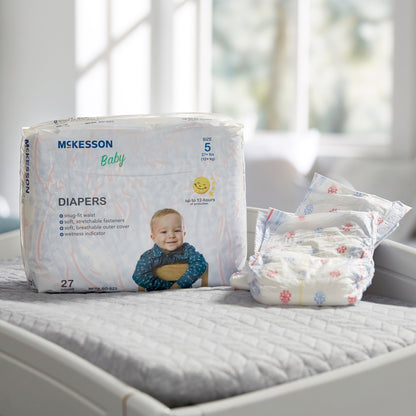 DIAPER, BABY SZ5 27+LBS (27/BG4BG/CS )