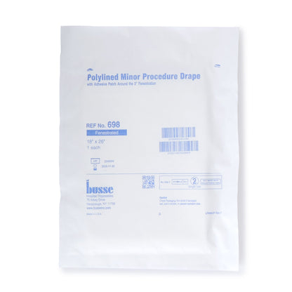 DRAPE, FENSTRD TISS/POLY W/ADHSV STR (50/BX)