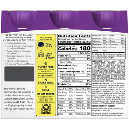 BOOST, CALORIE SMARTVERY VANILLA 8OZ (6/PK 4P/KCS)