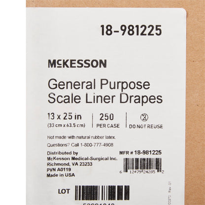 LINER, SCALE GENERAL PURPOSE 13"X25" (250EA/CS)