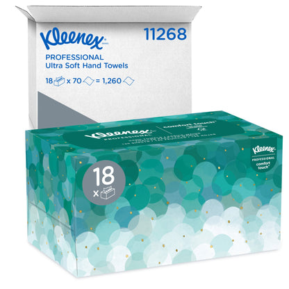 TOWEL, HND KLEENEX ULTR SFT POP UP (70SH/BX 18BX/CS)