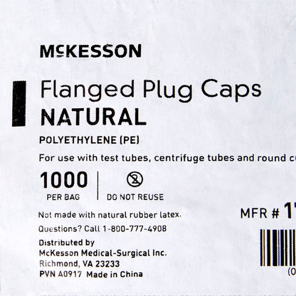 CAP, FLANGE PLUG NAT 12MM (1000/BG)