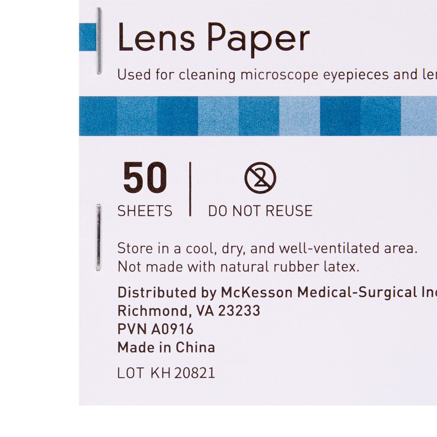 PAPER, LENS (50/EA 12EA/PK) MGM63