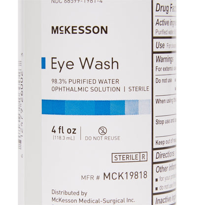 EYE WASH, OPHTHALMIC SOL 4OZ (48/CS)