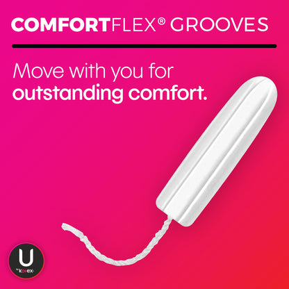 TAMPON, U BY KOTEX CLICK SUPERPREM SUPER ABSRB(16/PK 8PK/CS)