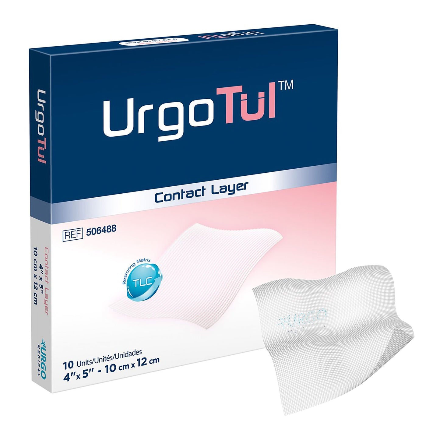 DRESSING, WOUND URGOTUL CONTACT LAYER 4"X5" (10/BX)