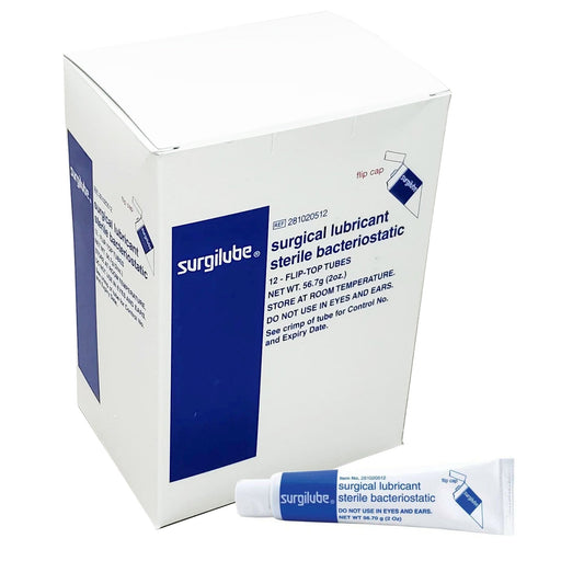 LUBRICATING JELLY, SURGILUBE STR FL/C 2OZ (12/BX 12BX/CS)