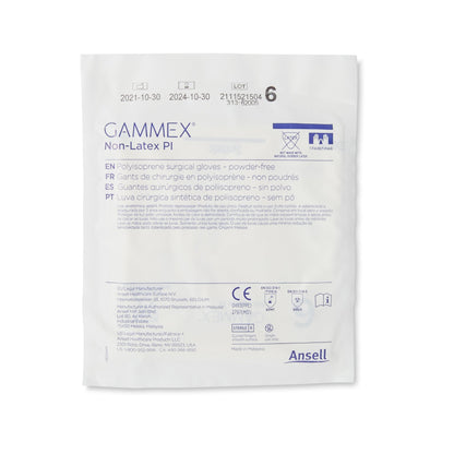 GLOVE, SURG PLYISO 6.0 STR2 SMTH (50PR/BX 4BX/CS)