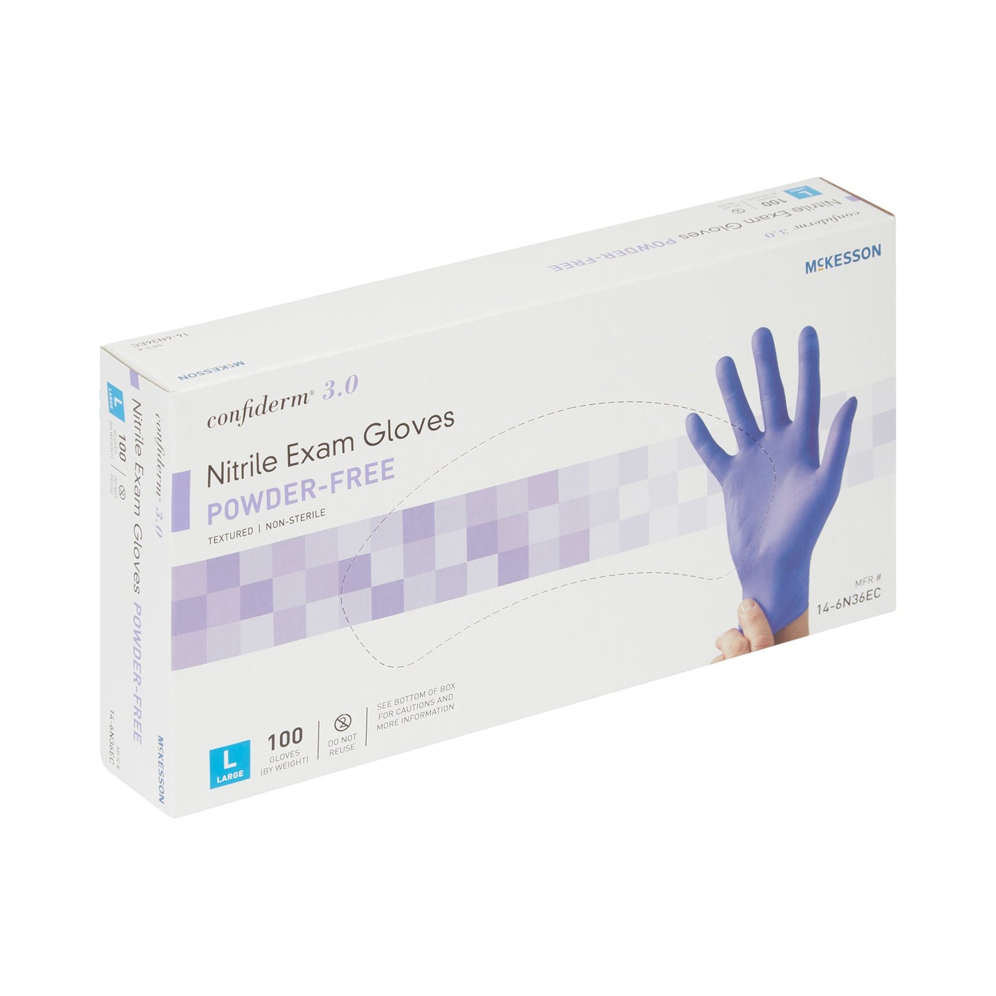 GLOVE, EXAM NTRL LG N/S 3.0 (100/BX 10BX/CS)