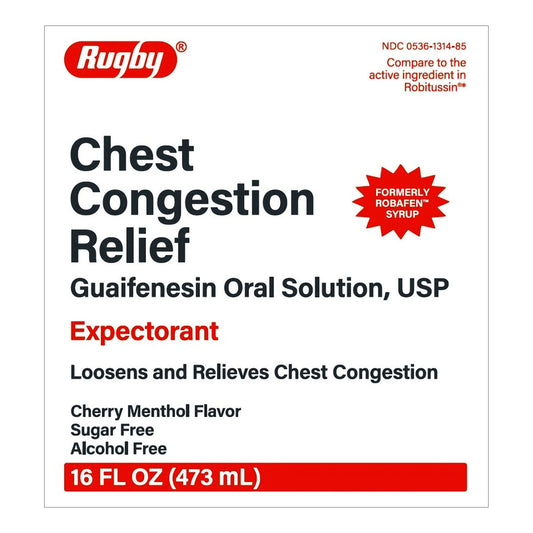 GUAIFENESIN, LIQ 100MG/5ML 16OZ