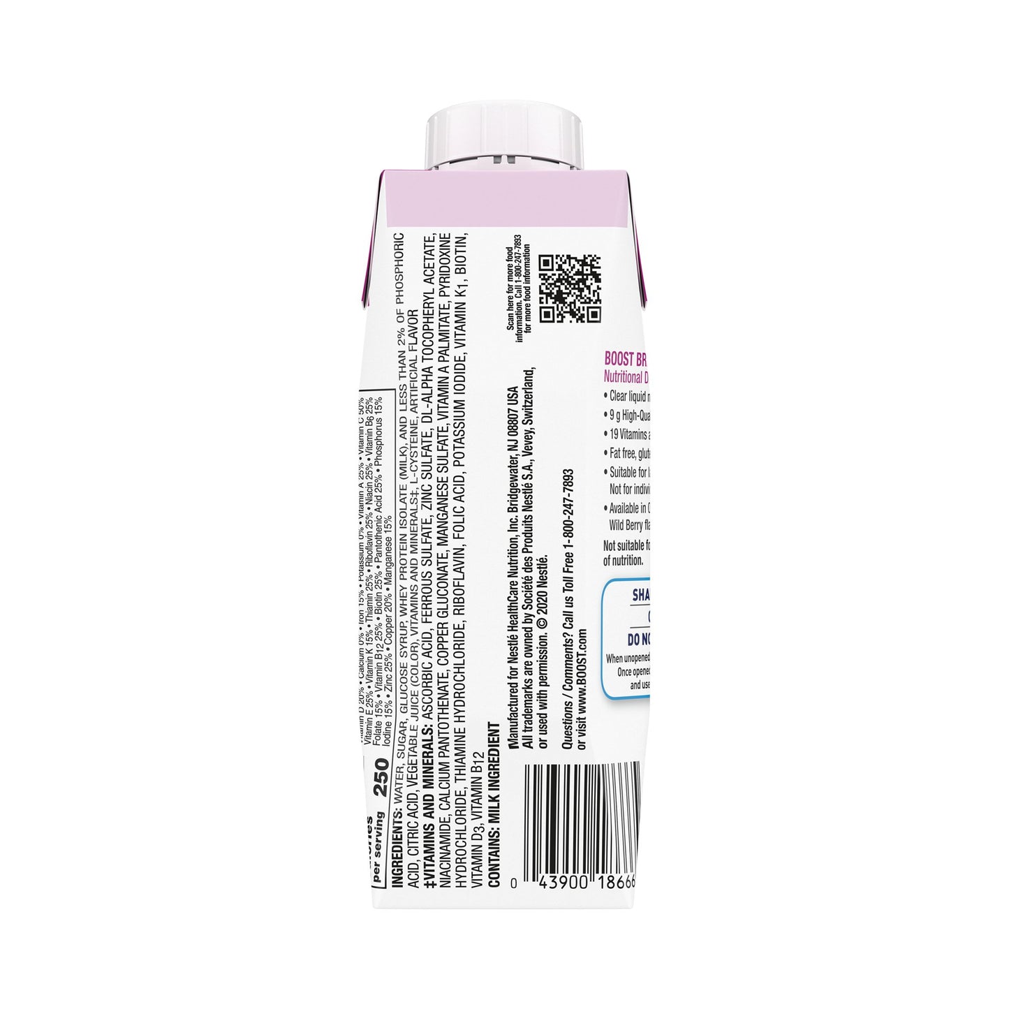 BOOST BREEZE, WILD BERRY 8OZ (24/CS)
