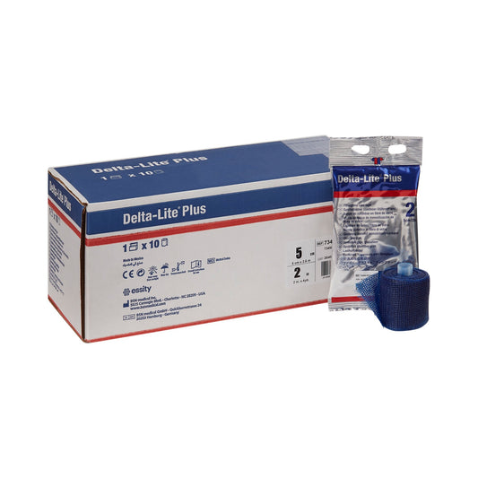 TAPE, CAST DELTA-LITE+ 2"X4YDSDEEP BLU (10/BX)