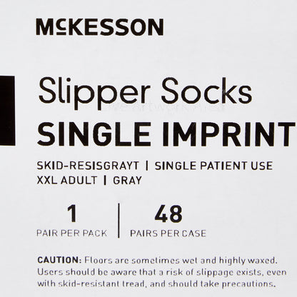 SLIPPER, TERRY ECONOMY SNGL THREAD LF ADLT 2XLG (48PR/CS)