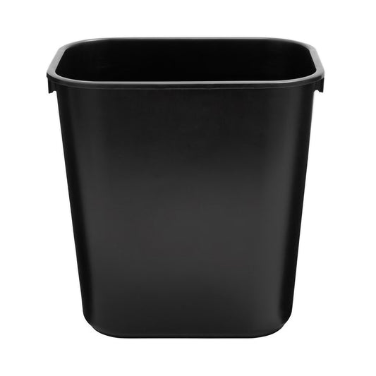 WASTEBASKET, SM 13 5/8 QT BLK SALFLD