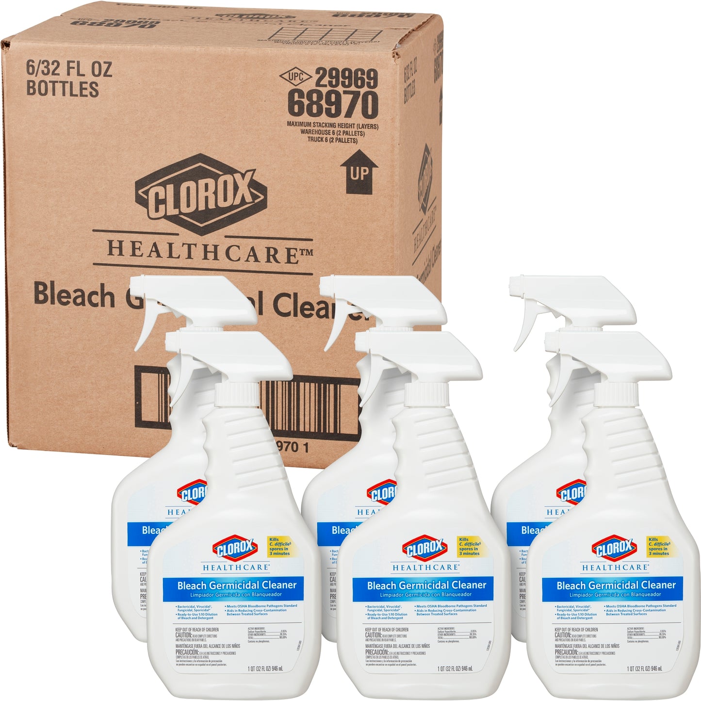 CLEANER, GERMICIDAL SPRAY CLOROX 32OZ (6/CS)