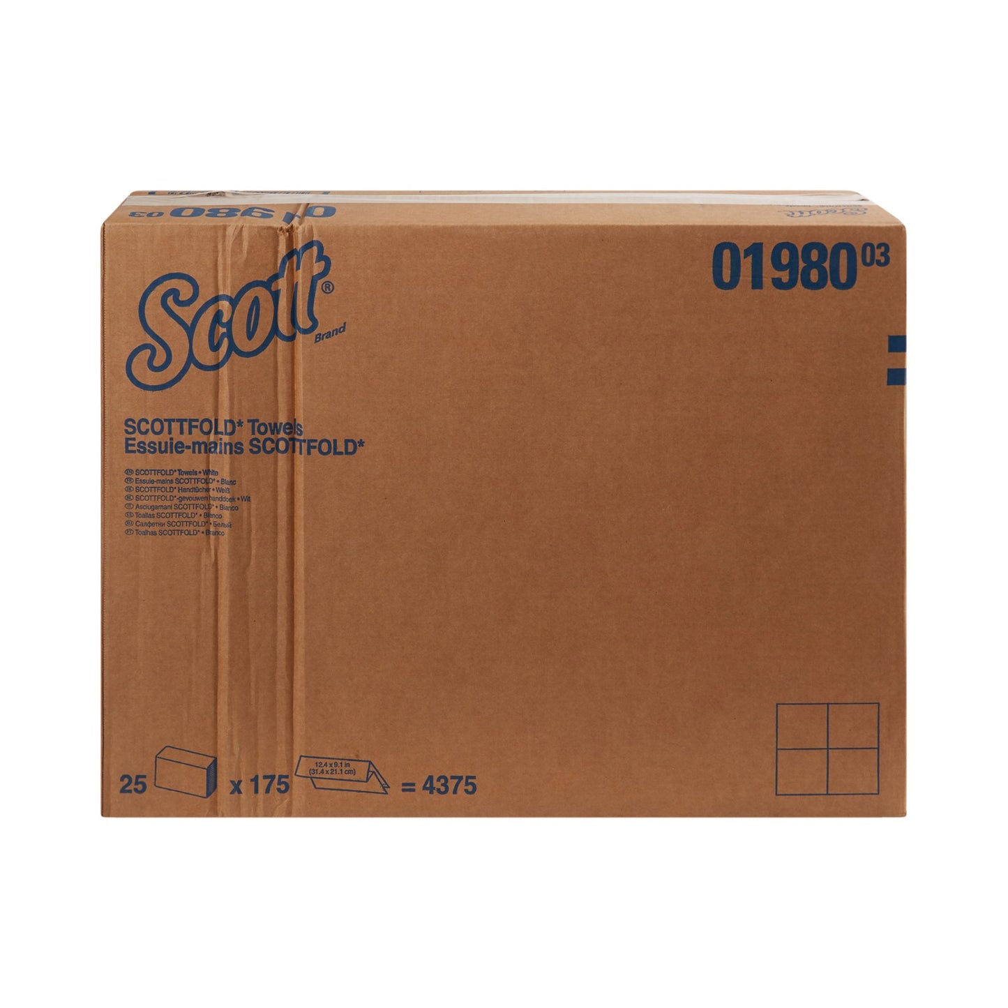 TOWEL, PAPER SCOTT FOLD (175/PK 25PK/CS) KIMCLK
