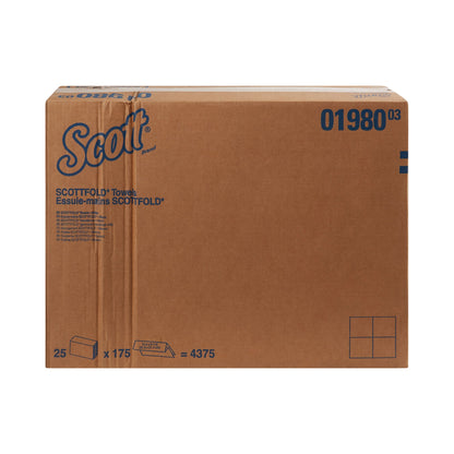 TOWEL, PAPER SCOTT FOLD (175/PK 25PK/CS) KIMCLK