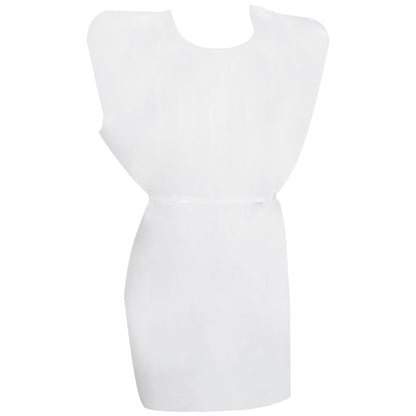 GOWN, EXAM T/P/T ECON WHT 30X42 (50/CS)