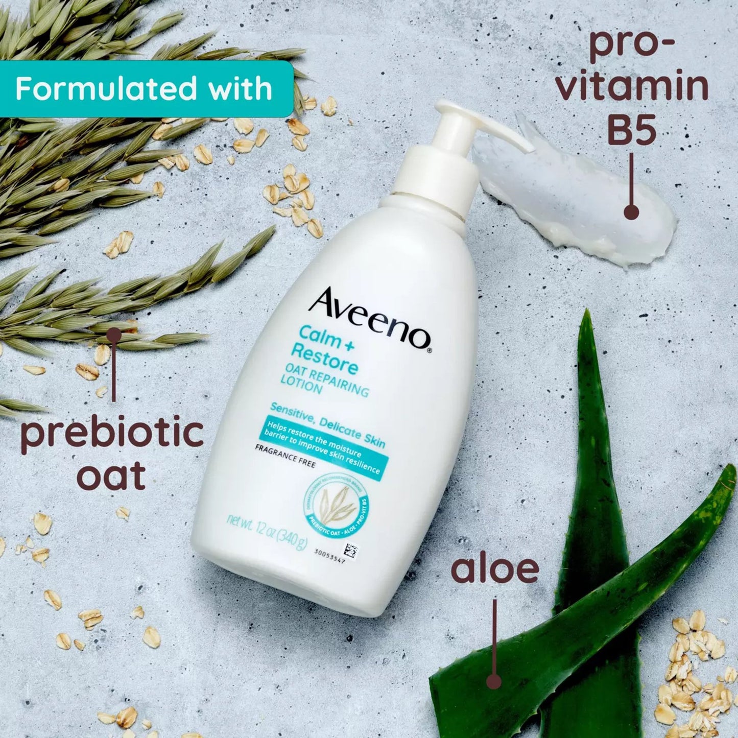 AVEENO, LOTION RESTORATIVE SKIN THERAPY 12OZ