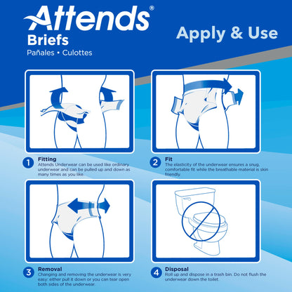 BRIEF, STRETCH MED/REG (24/BG 4BG/CS)