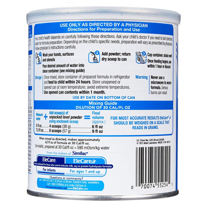 ELECARE JR, PDR UNFLAV 14.1OZ (6/CS)