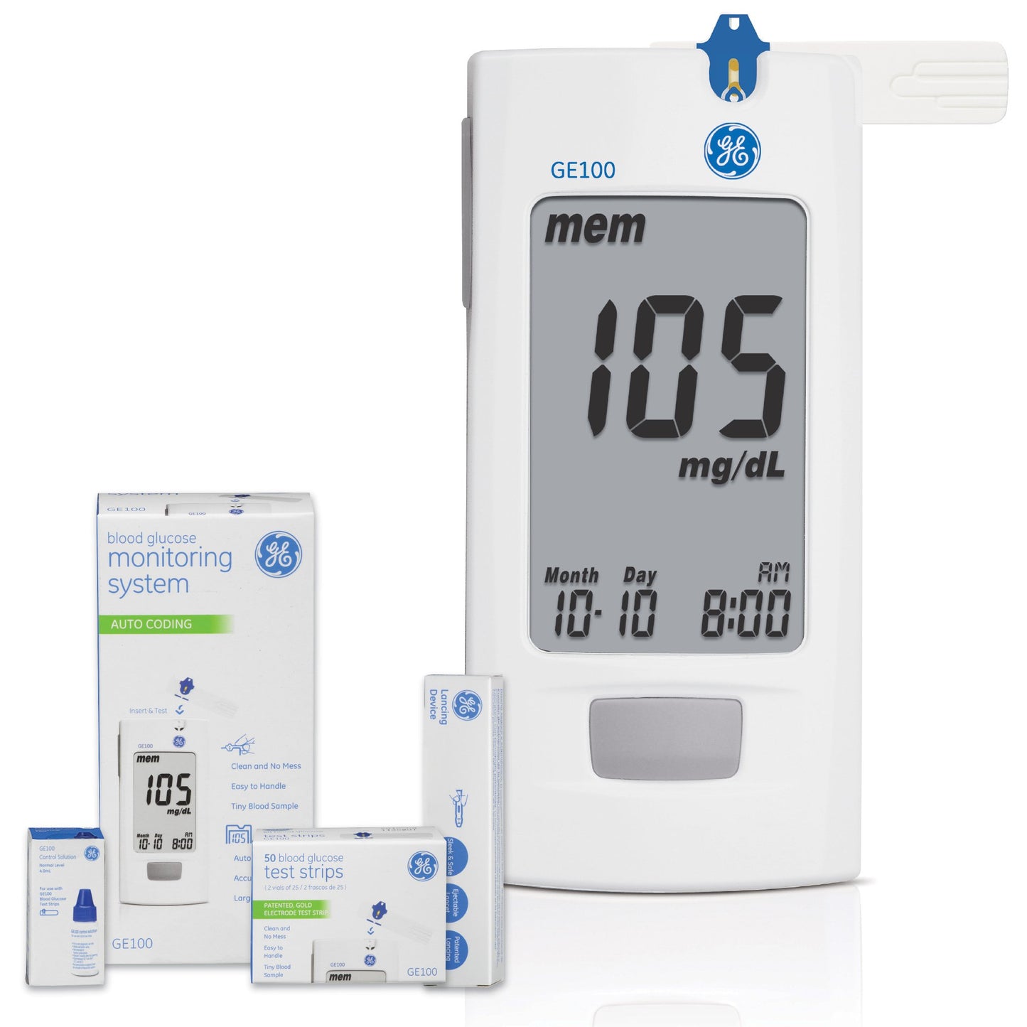 MONITOR SET, GLUCOSE W/TEST STRIPS CNTRL SOL&LANCING DEVICE