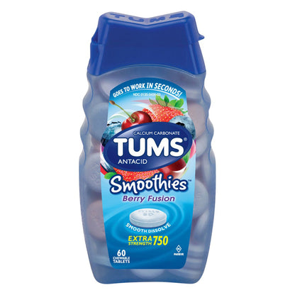 TUMS, TAB CHEW X-STRNTH 750 ASTD BERRIES BITES (32/BT)