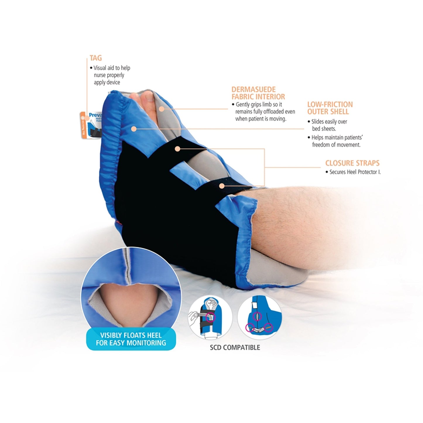 HEEL PROTECTOR, PREVOLON I (8/CS)