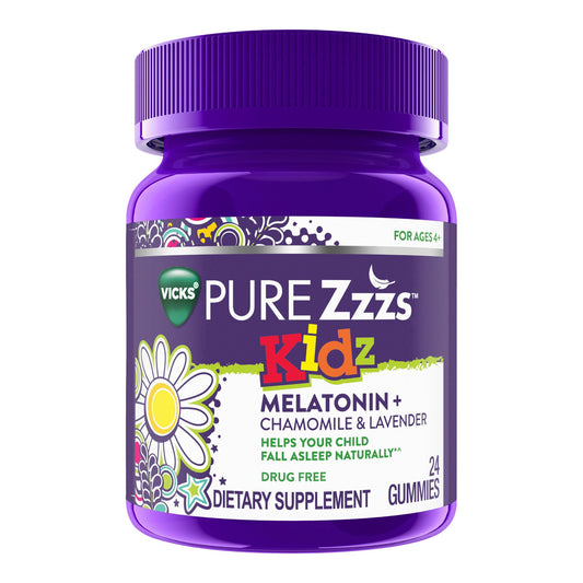 VICKS, GUMMY PURE ZZZS KIDS NAT BERRY (24/BT)