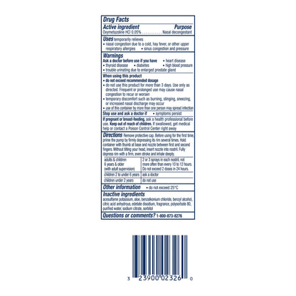 SINEX SEVERE, SPR NASAL DECONGESTANT 0.5OZ