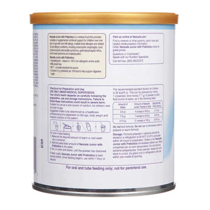 NEOCATE JR, PDR W/PREBIOTICS UNFLAV 400GM (4/CS)